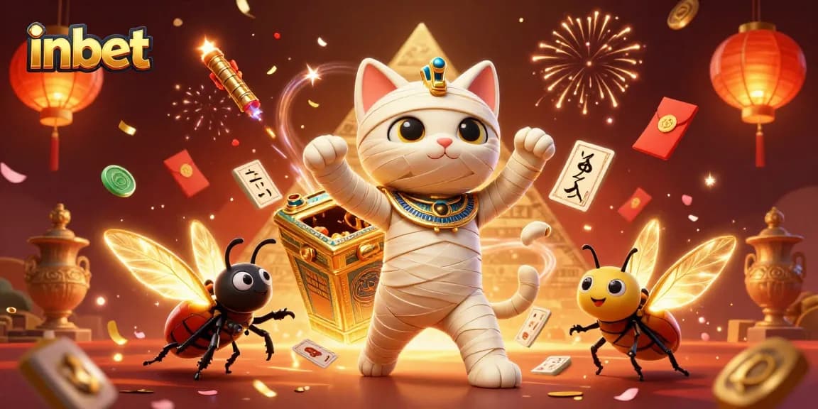 Engage with the inbet gaming world through this dynamic 3D casino-themed illustration.