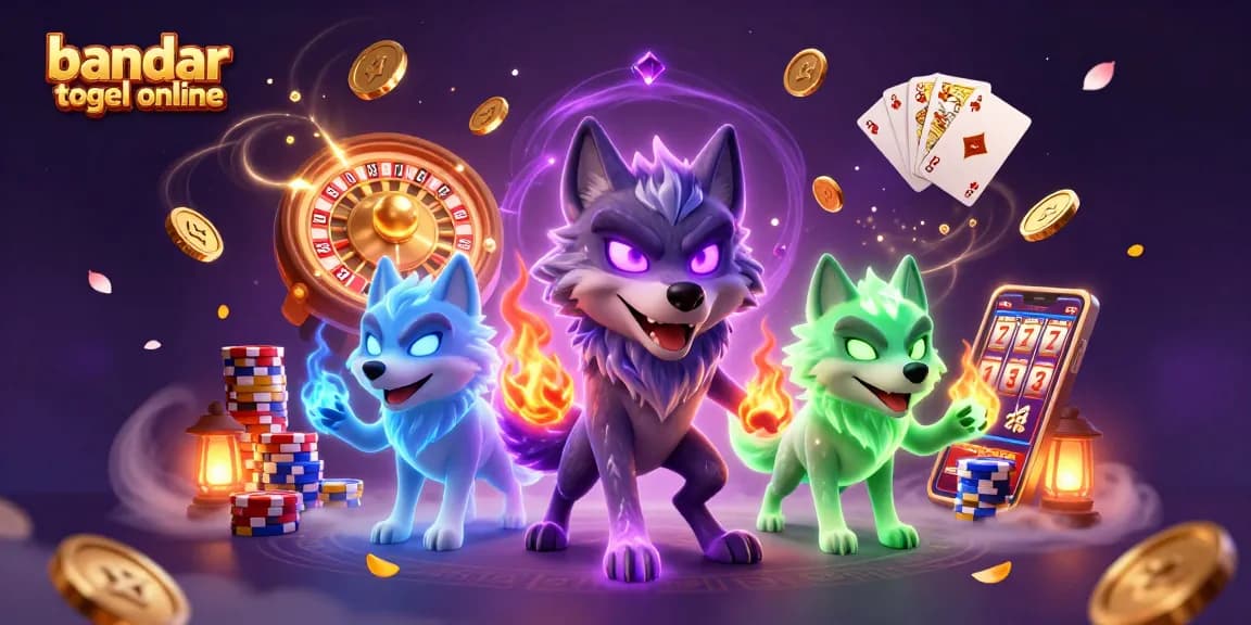 Engage in bandar togel online with dynamic gaming elements and mystical wolf spirits.