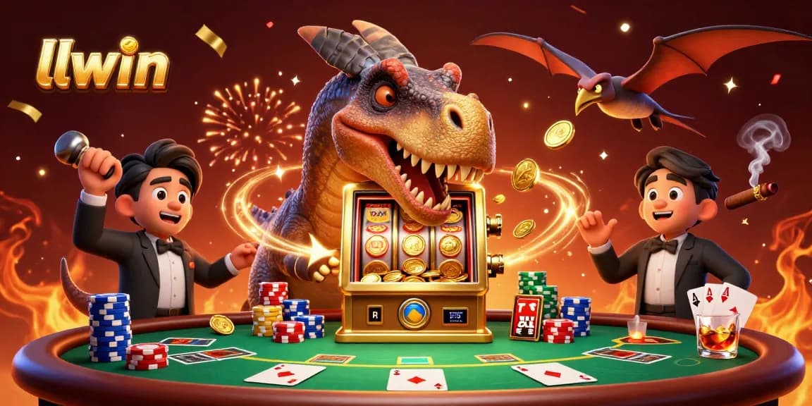 Experience the thrill of llwin with a dinosaur winning jackpots at the casino.