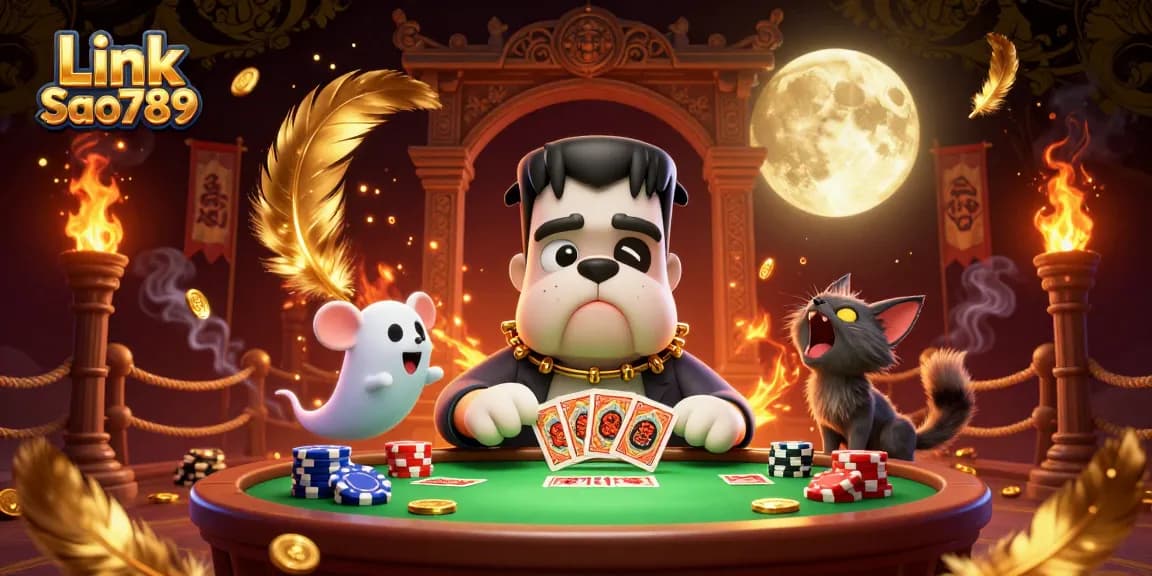 Experience thrilling gameplay at Link Sao789 with dynamic characters and vibrant casino elements.