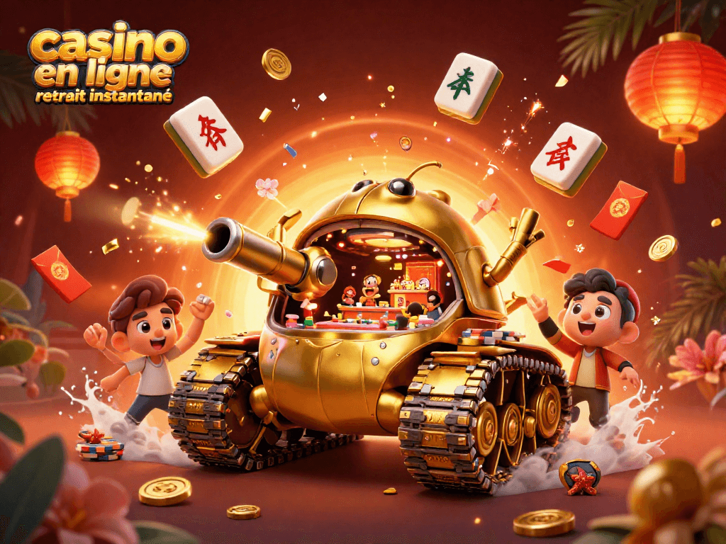Profitez des gains instantanés avec le casino en ligne retrait instantané dans un décor festif et coloré.