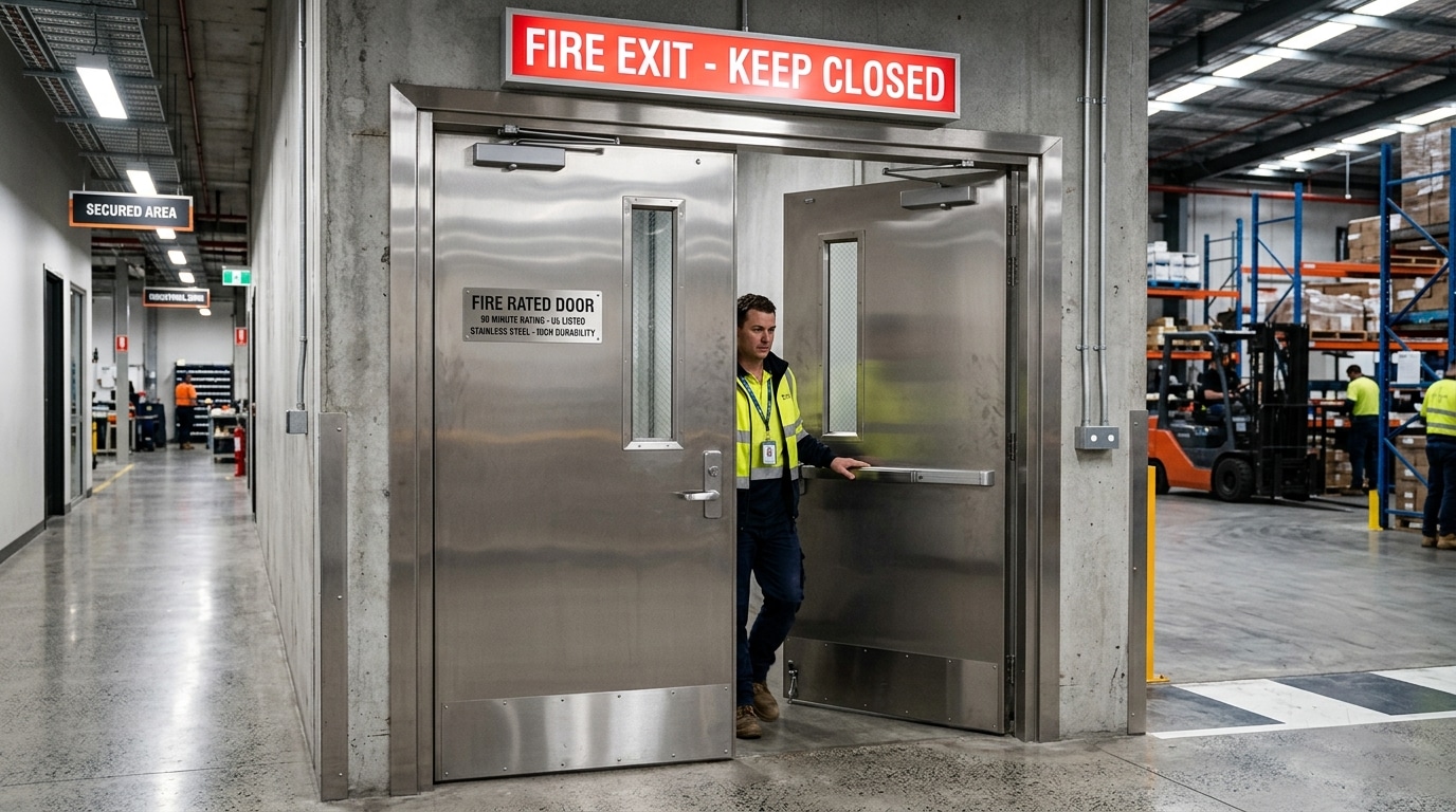 Modern Stainless Steel Swing Door Systems with Enhanced Durability