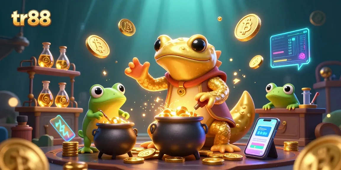 Engage with tr88's thrilling casino experience featuring magical gold transmutation and rich crypto elements.
