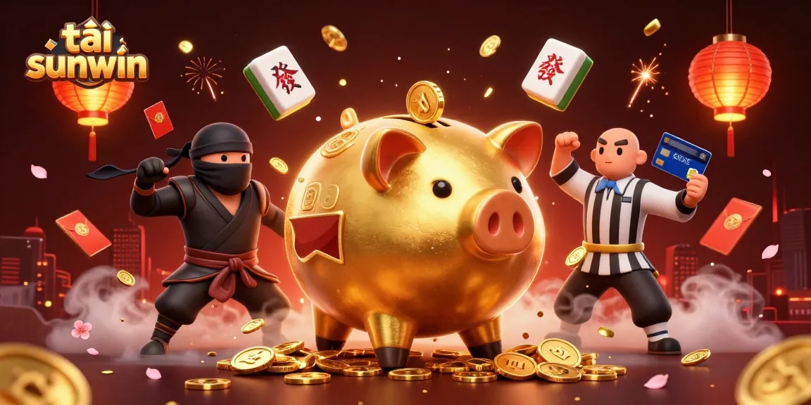 Play tải sunwin and win big with this exciting illustration showcasing vibrant casino elements