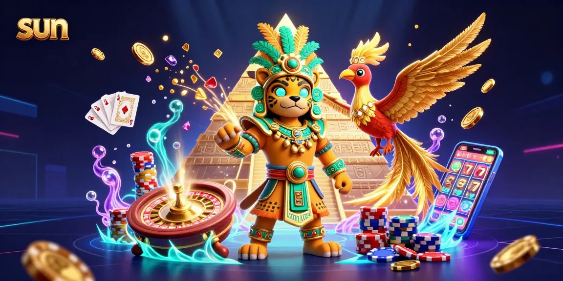 Experience thrilling gaming at Sun casinos with dazzling slots and vibrant 3D graphics.