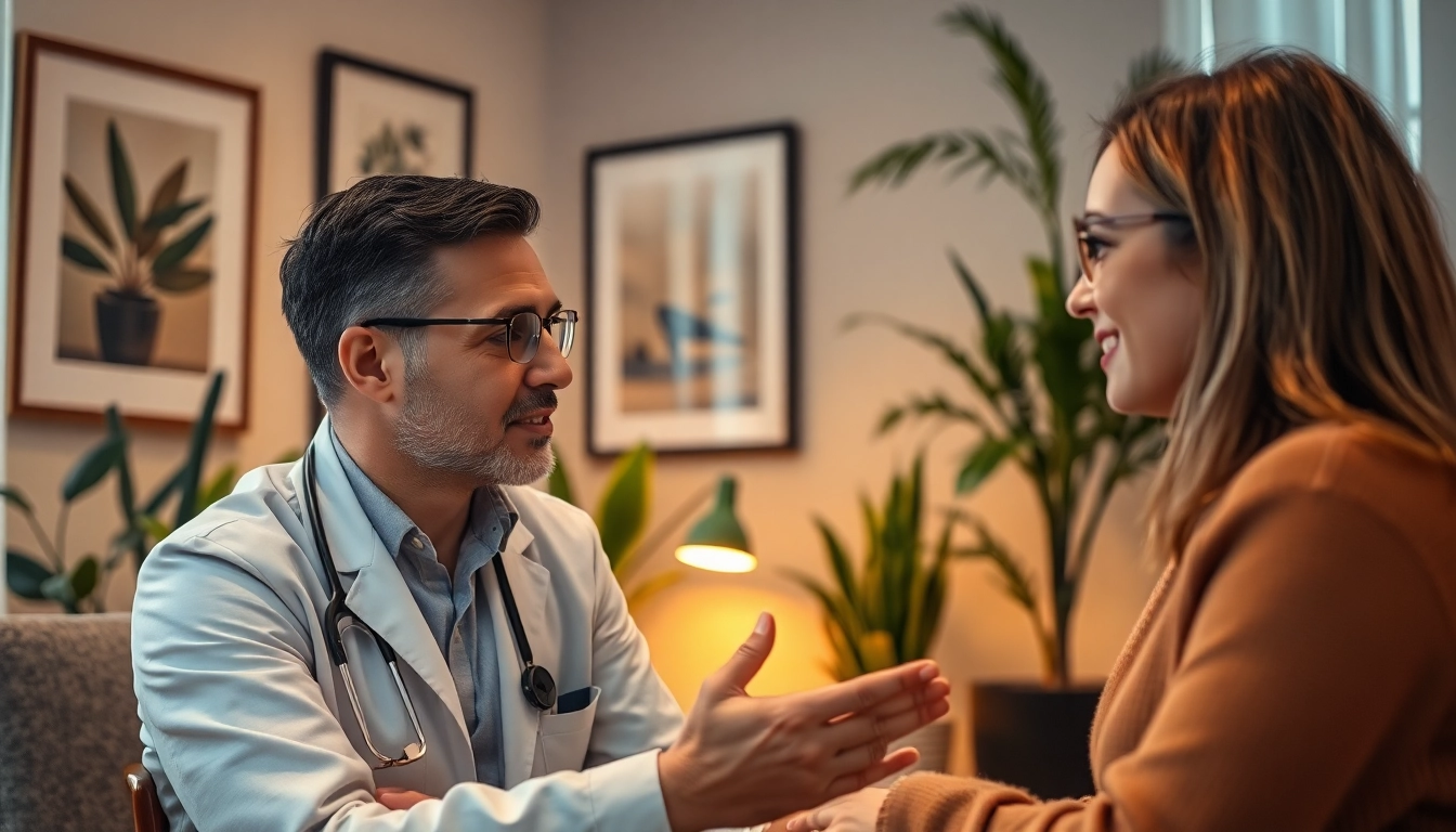 Consultation with an affordable psychiatrist in dubai in a serene office setting.