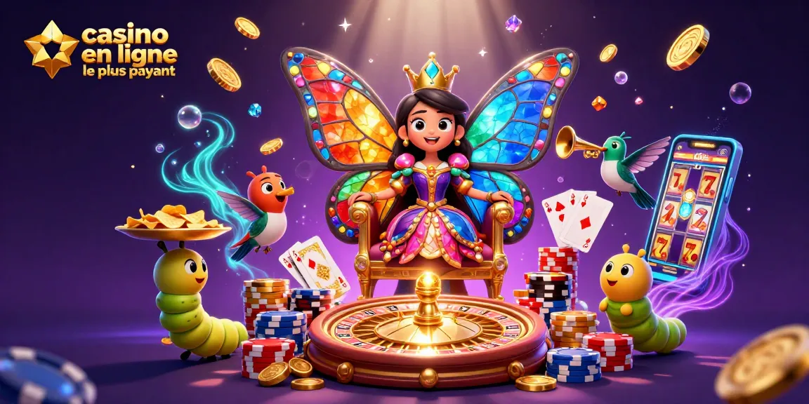 Jouez à casino en ligne le plus payant avec une scène vibrante de gains et de richesse.