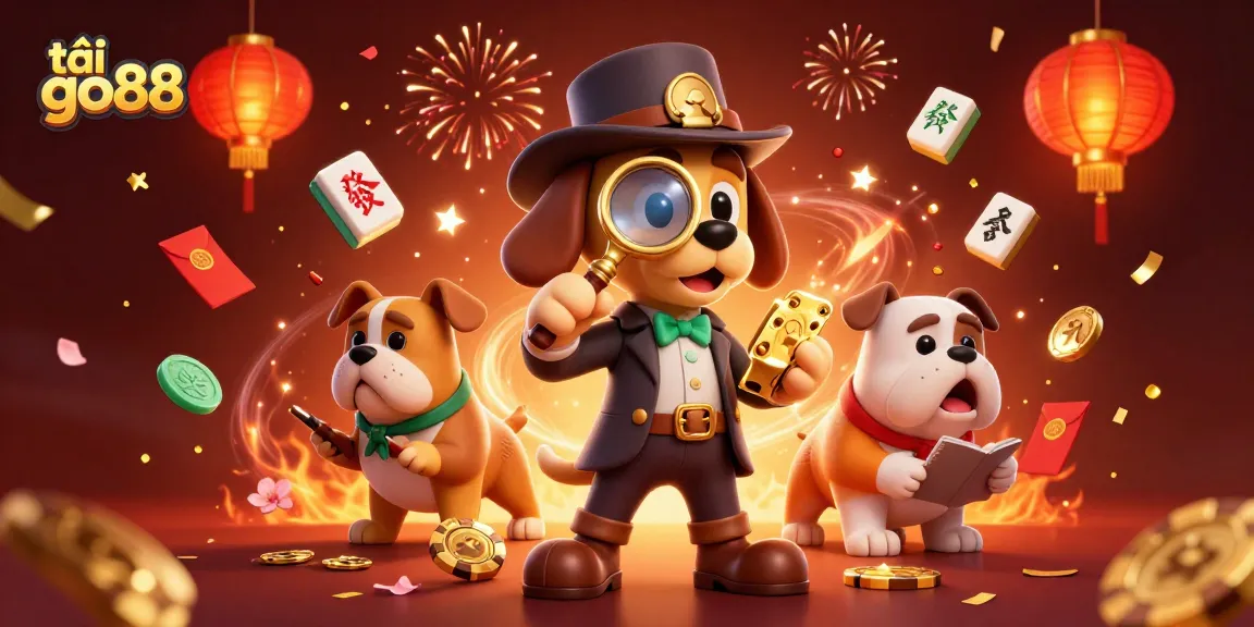 Play exciting games with tải go88 in this vibrant 3D detective-themed casino scene.