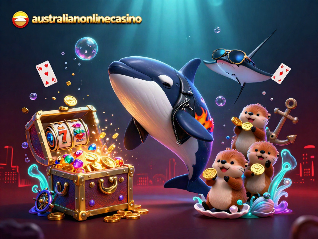 Experience thrilling gaming at australianonlinecasino with fun characters and dynamic slot elements.