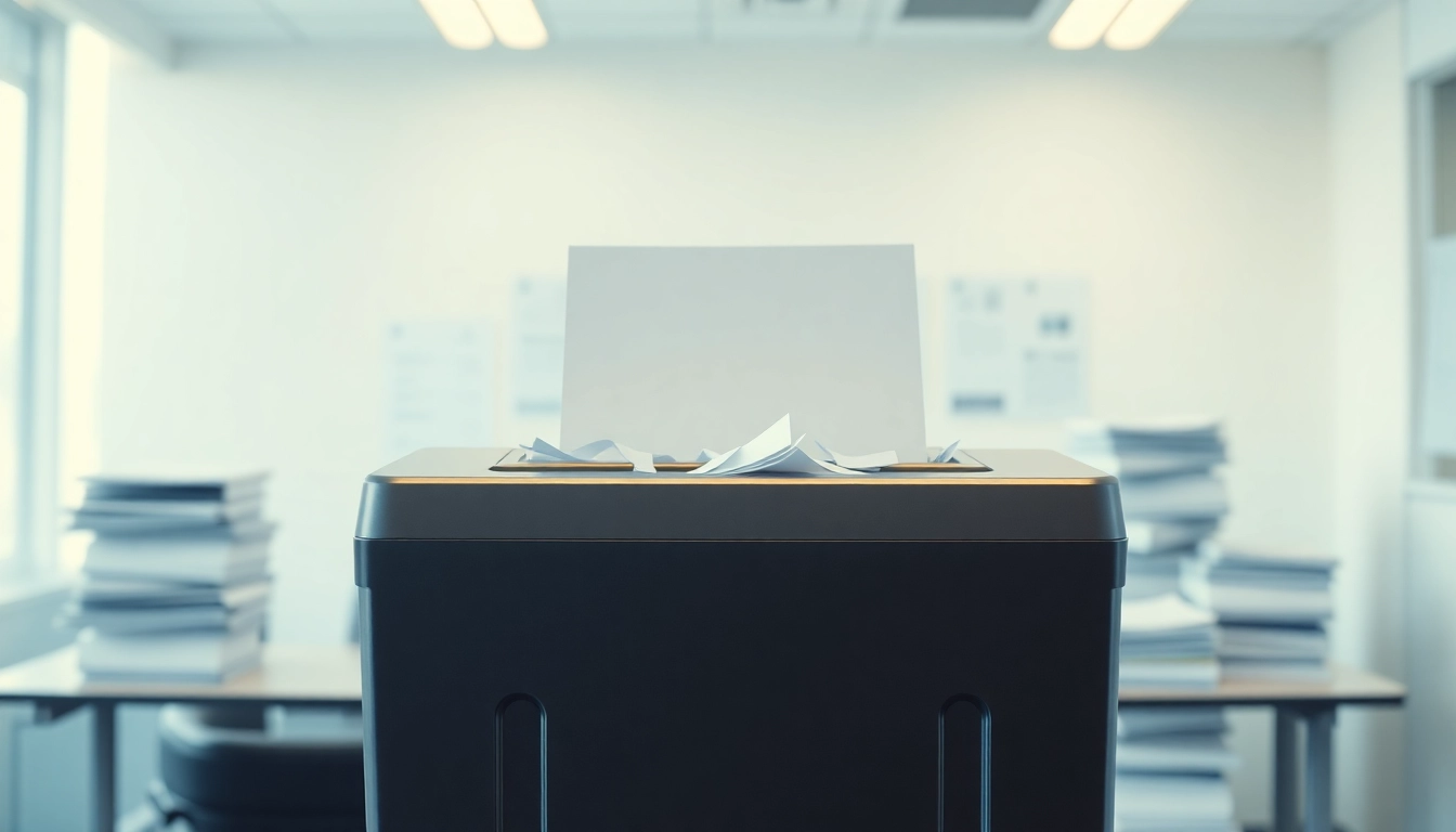 Implementing secure Legal document destruction Cleveland Ohio services in an organized office setting.