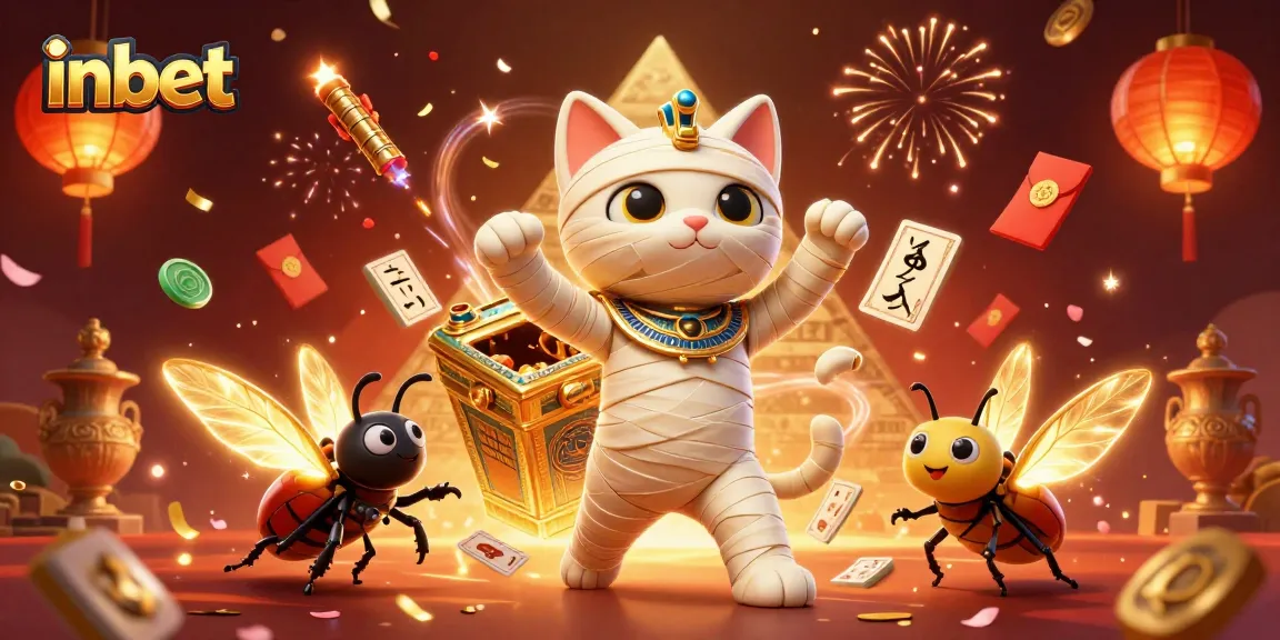 Engage with the inbet gaming world through this dynamic 3D casino-themed illustration.