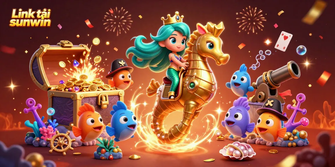 Experience thrilling action with the “Link tải sunwin” mermaid princess in a vibrant underwater casino adventure.