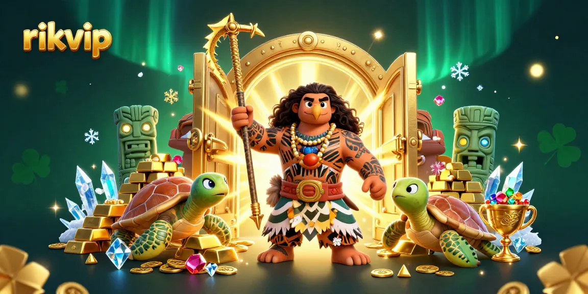 Experience the thrill of winning with rikvip's vibrant casino games and dynamic treasure scene.