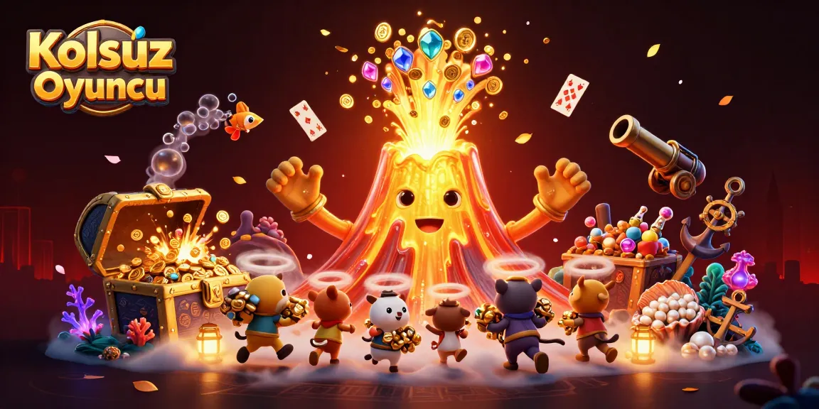 Kolsuz Oyuncu showcases thrilling online gaming experiences with vibrant treasure elements