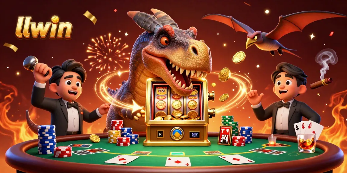 Experience the thrill of llwin with a dinosaur winning jackpots at the casino.