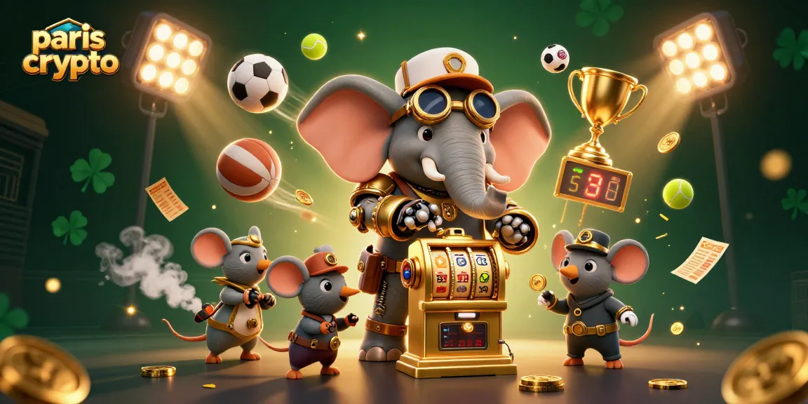 Pariez sur des sports avec paris crypto et amusez-vous avec cette illustration captivante.