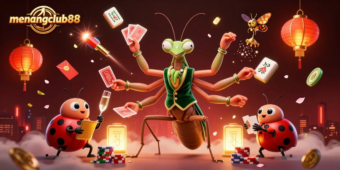 Experience thrilling games at menangclub88 with a festive atmosphere surrounded by vibrant symbols.