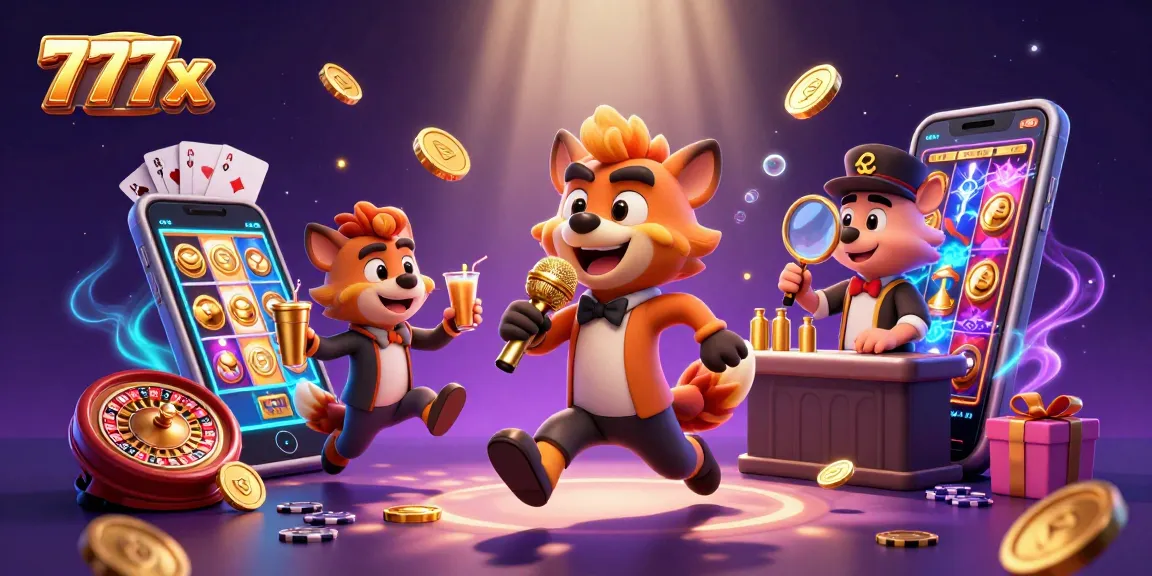 Join the fun at 777x with hyenas bringing comedy to your online casino experience!