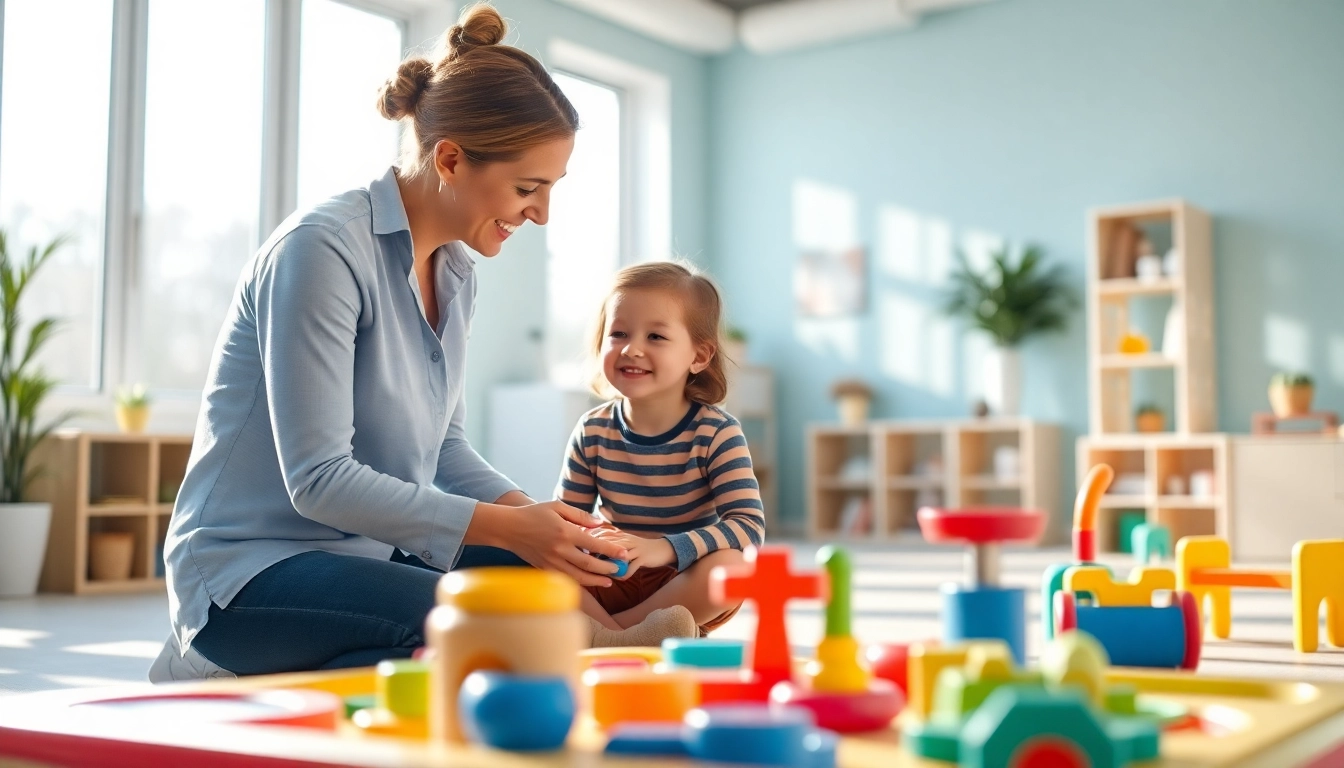 Engaging autism therapy scene illustrating proactive support for families seeking Autism help.