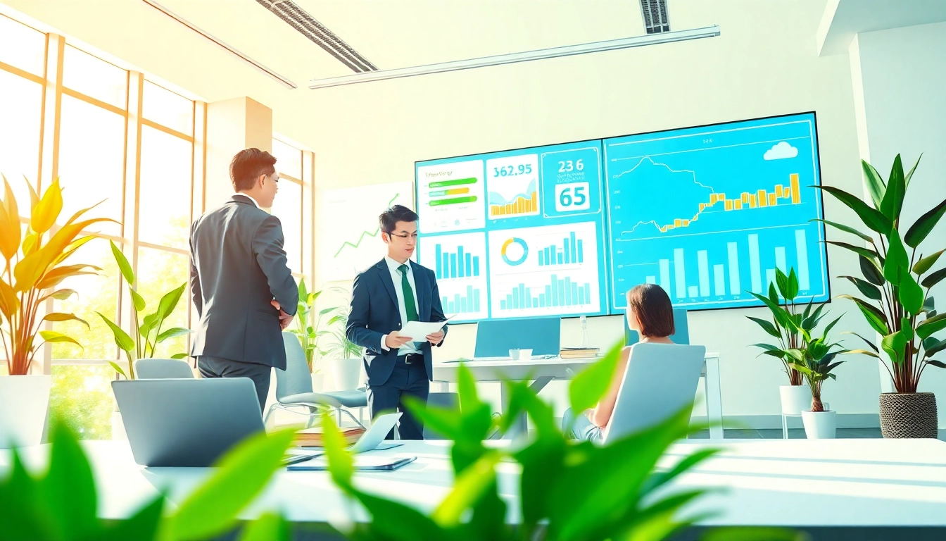 Analyze ccl climate change levy business electricity rates with professionals in a modern office.