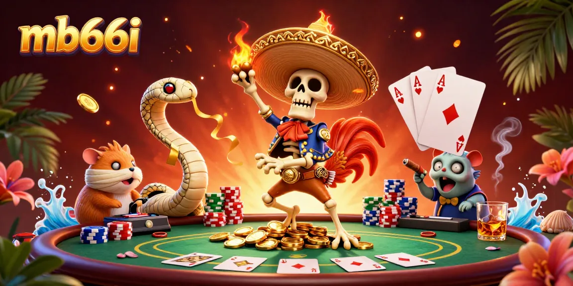 Experience thrilling gameplay with mb66i featuring animated characters in a vibrant casino setting.