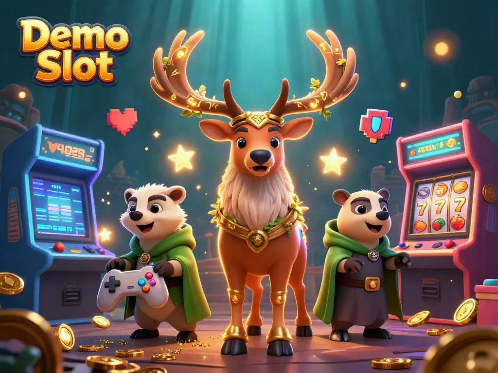 Play engaging Demo Slot games with vivid characters and enticing casino elements.