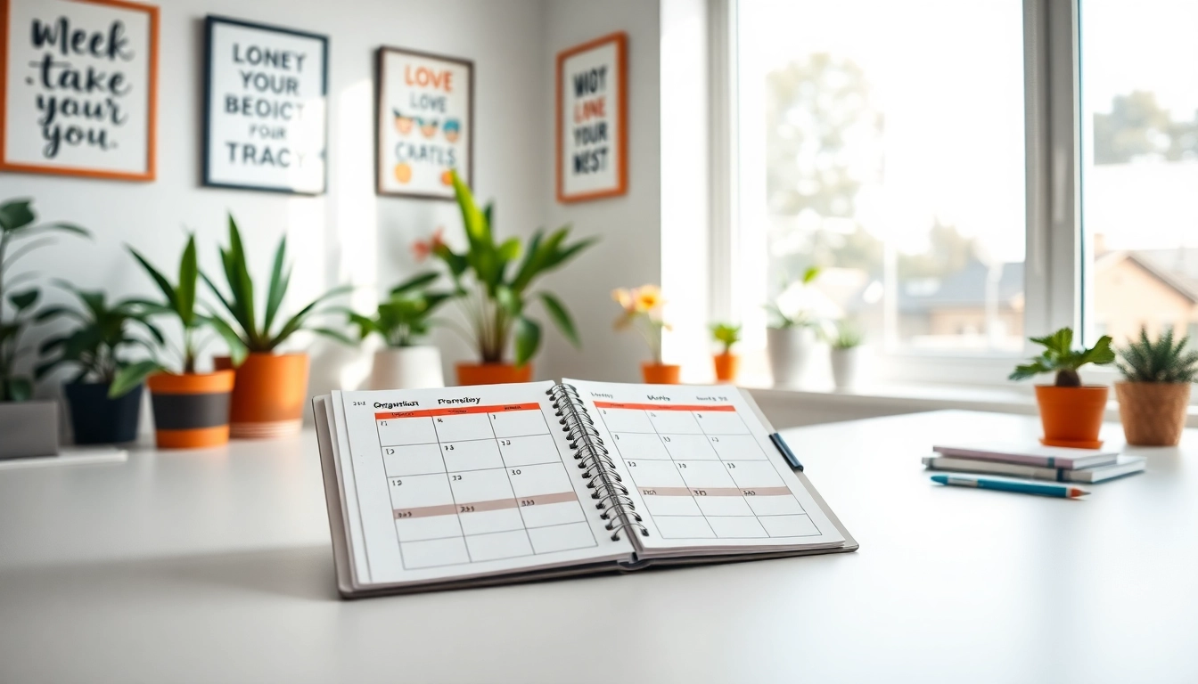 Enhance your Effortless Daily Organization with a serene, minimalist workspace setup.