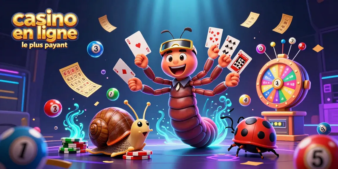 Visualisez un casino en ligne le plus payant avec un curieux mille-pattes dealer et des jeux dynamiques.