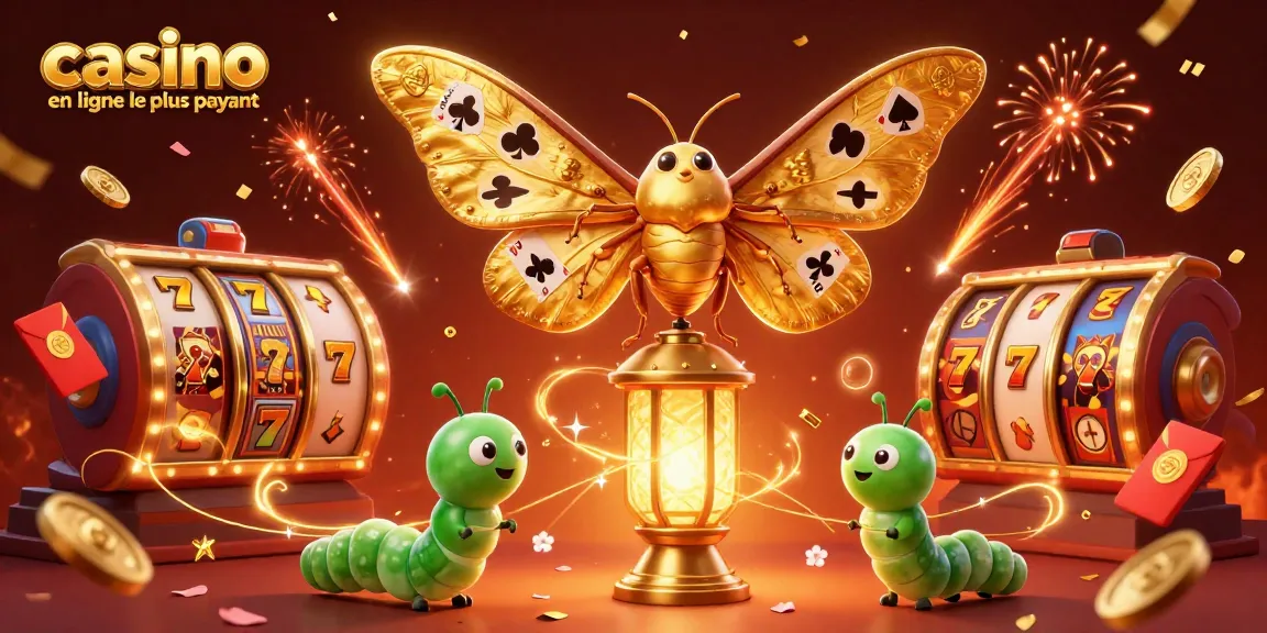 Découvrez le casino en ligne le plus payant avec une illustration d'animaux mythiques et de machines à sous.